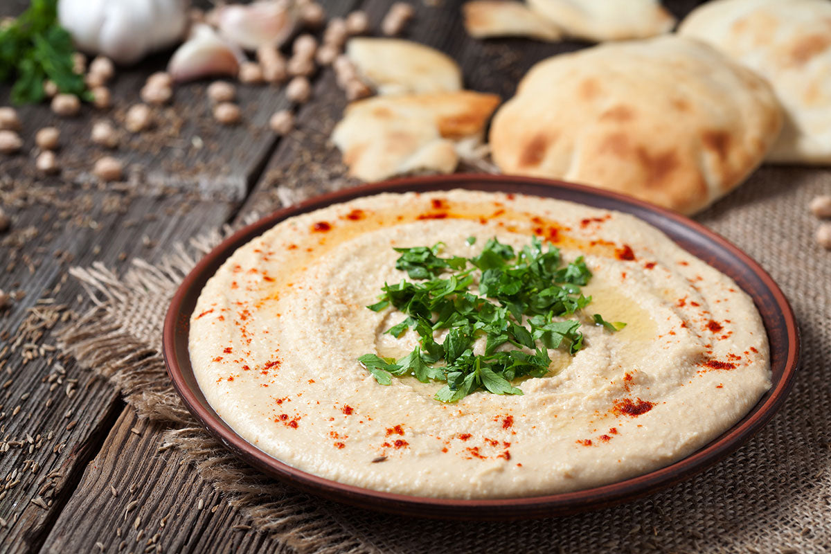 Hummus with a touch of SOW Chia Oil