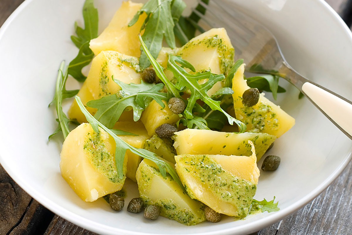 Chia oil and coriander dressing