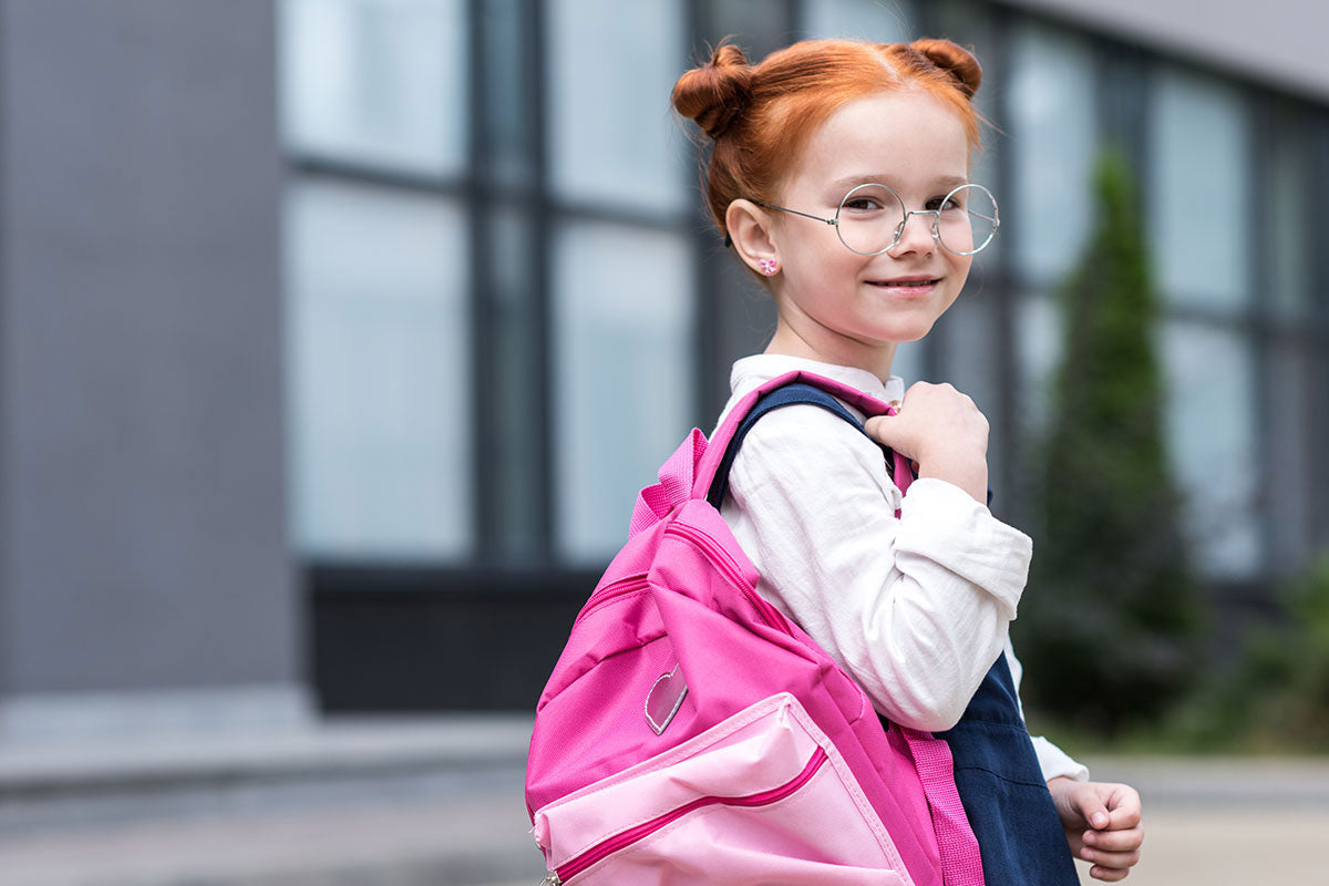 girl going back to school