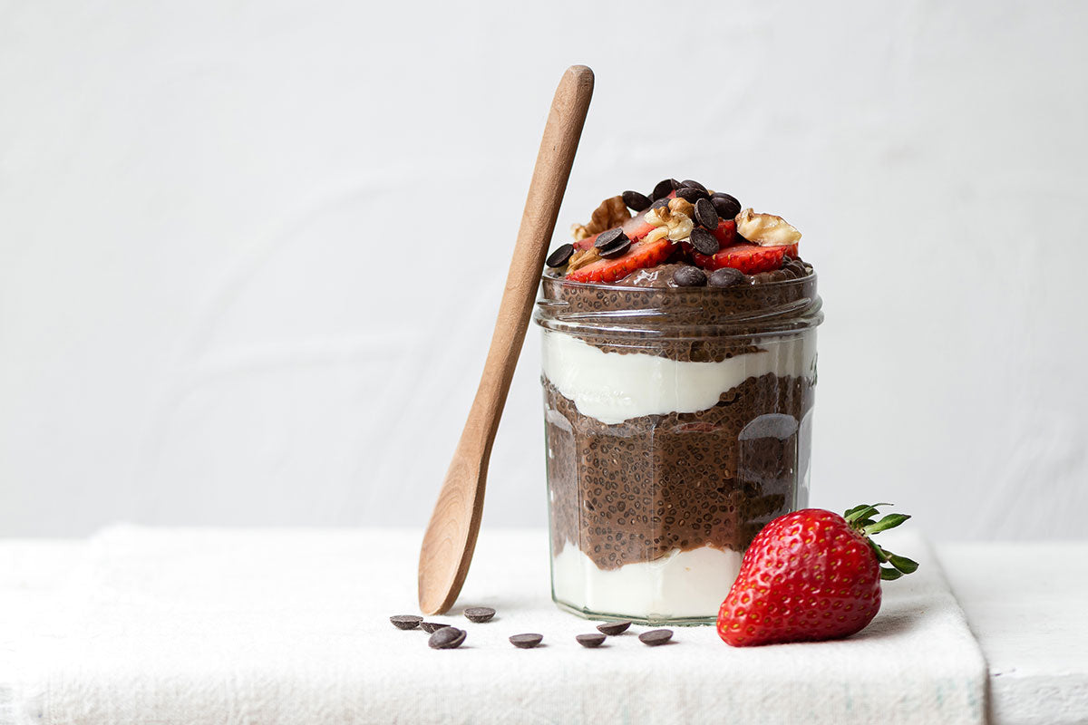 Chocolate chia pudding