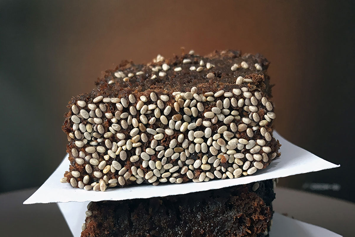 Chocolate and banana brownie