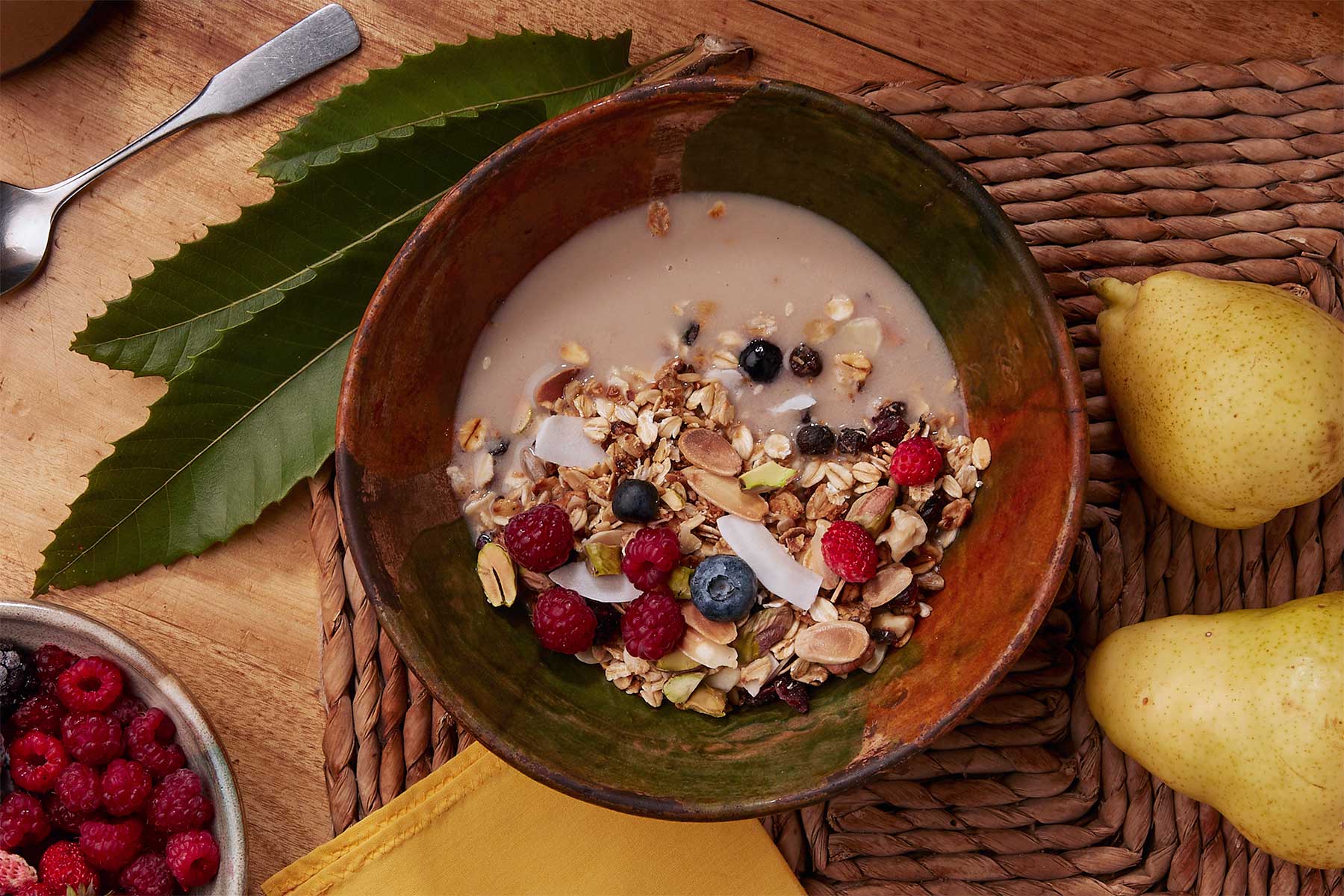 Granola and SOW Chia Milk