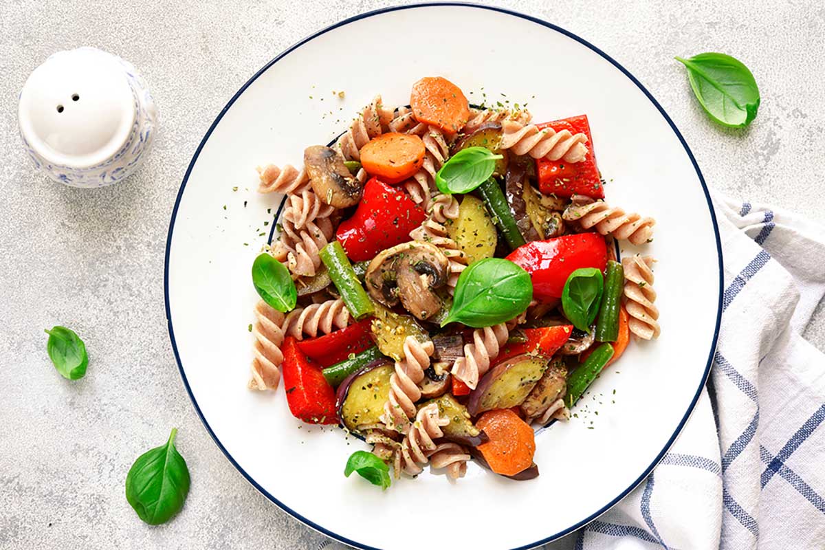 Pasta with vegetables