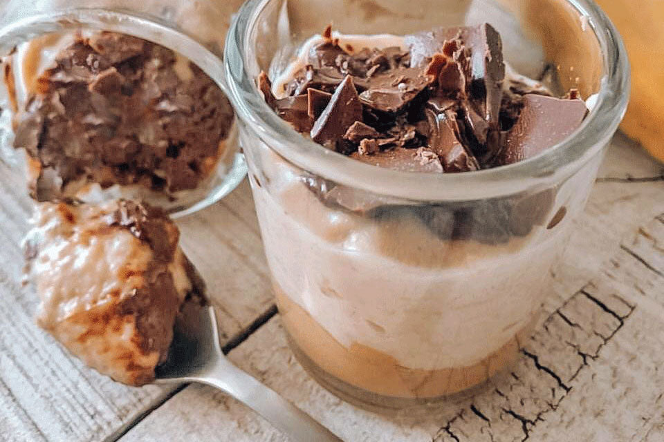 Banana and Chocolate Custard